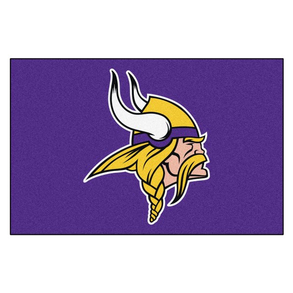 FanMats® - Minnesota Vikings 19" x 30" Nylon Face Starter Mat with "Viking" Logo