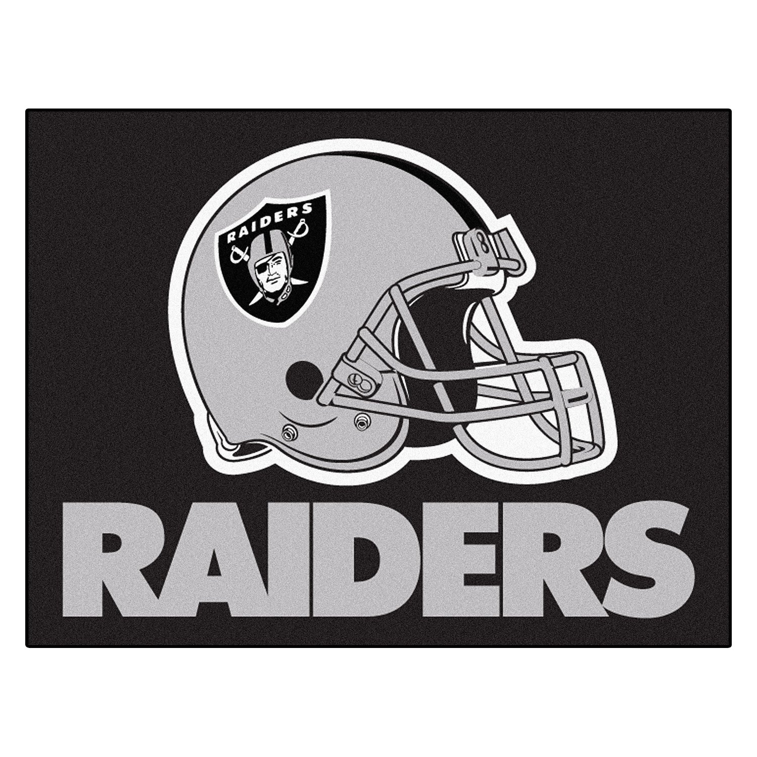 FanMats® 17970 - Las Vegas Raiders 27 Dia Nylon Face Floor Mat with Raider  Logo 