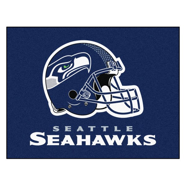 FanMats® - Seattle Seahawks 33.75" x 42.5" Nylon Face All-Star Floor Mat with "Seahawk" Logo