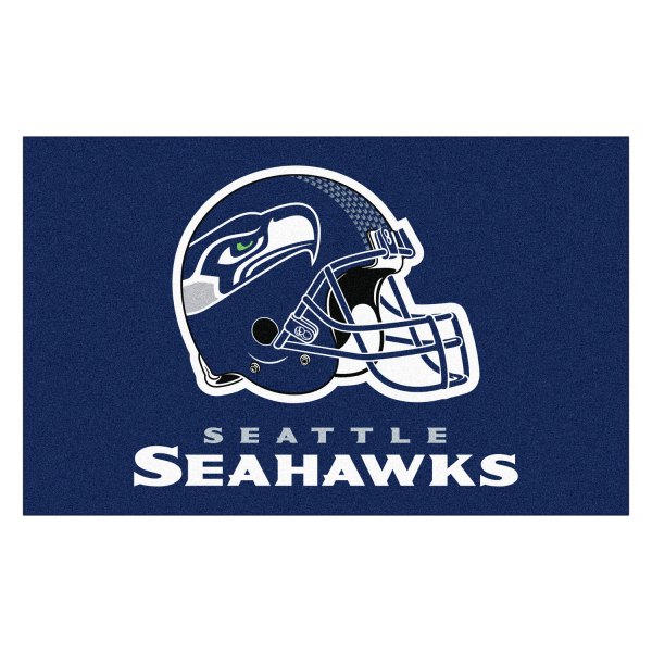 FanMats® - Seattle Seahawks 60" x 96" Nylon Face Ulti-Mat with "Seahawk" Logo