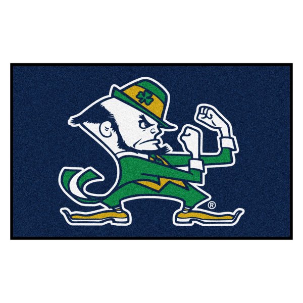 FanMats® - Notre Dame 60" x 96" Nylon Face Ulti-Mat with "Fighting Irish" Logo