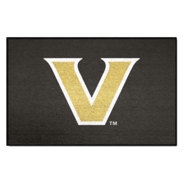 FanMats® - Vanderbilt University 19" x 30" Nylon Face Starter Mat with "V Star" Logo