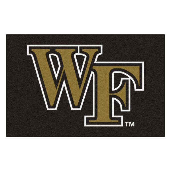 FanMats® - Wake Forest University 19" x 30" Nylon Face Starter Mat with "WF" Logo
