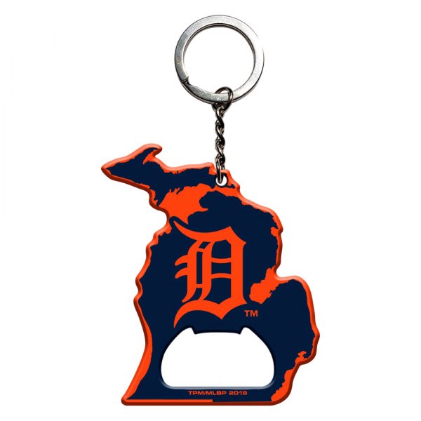 FanMats® - MLB "Detroit Tigers" "Detroit Tigers" Steel Keychain Bottle Opener