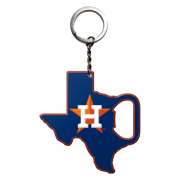 FanMats® - MLB "Houston Astros" "Houston Astros" Steel Keychain Bottle Opener