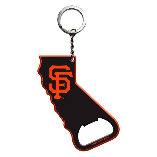 FanMats® - MLB "San Francisco Giants" "San Francisco Giants" Steel Keychain Bottle Opener