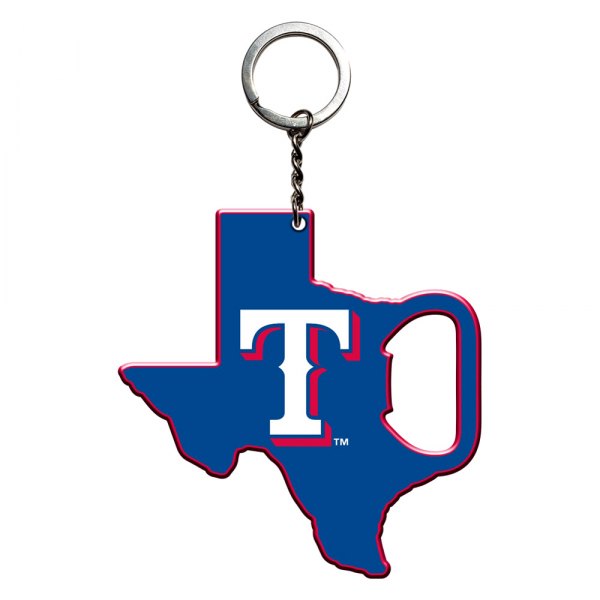 FanMats® - MLB "Texas Rangers" "Texas Rangers" Steel Keychain Bottle Opener