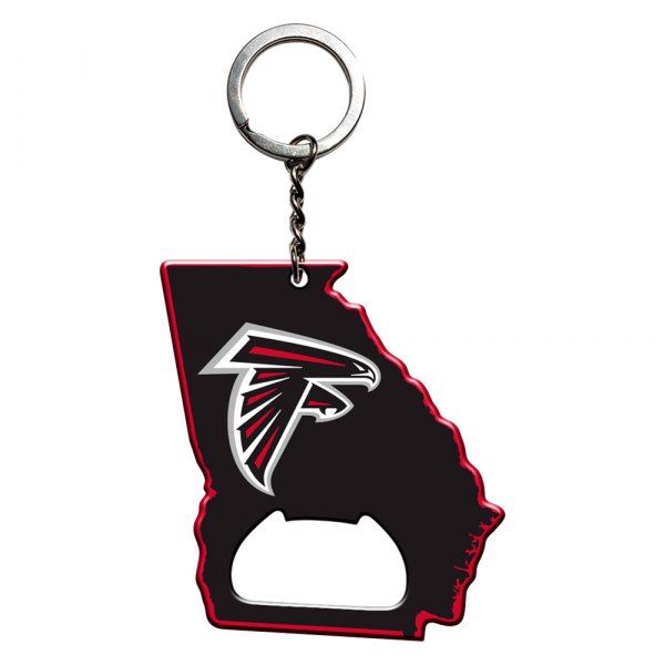 FanMats® - NFL "Atlanta Falcons" "Atlanta Falcons" Steel Keychain Bottle Opener