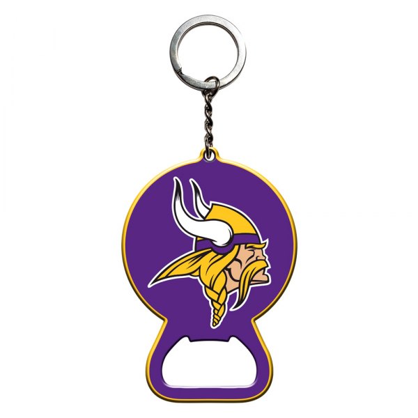 FanMats® - NFL "Minnesota Vikings" "Minnesota Vikings" Steel Keychain Bottle Opener