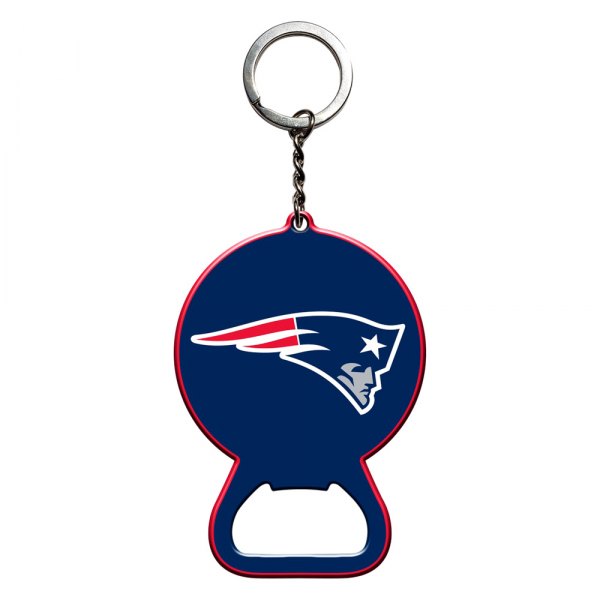 FanMats® - NFL "New England Patriots" "New England Patriots" Steel Keychain Bottle Opener