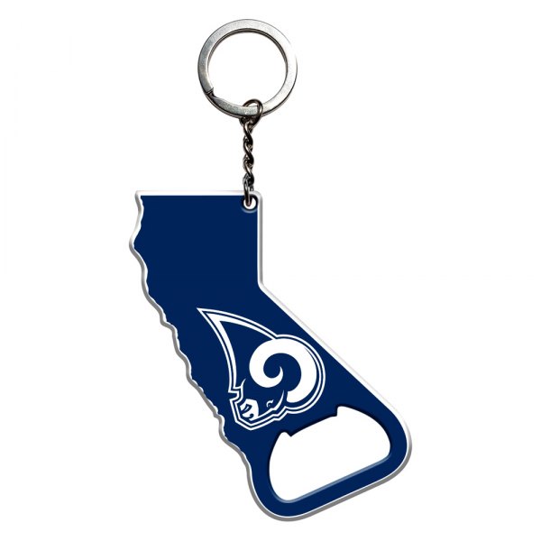 FanMats® - NFL "Los Angeles Rams" "Los Angeles Rams" Steel Keychain Bottle Opener