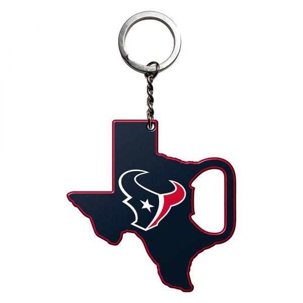 FanMats® - NFL "Houston Texans" "Houston Texans" Steel Keychain Bottle Opener