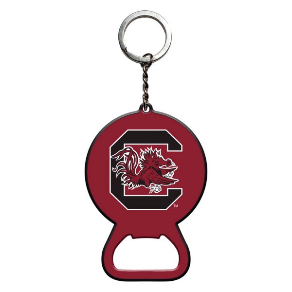 FanMats® - NCAA "University of South Carolina" "University of South Carolina" Steel Keychain Bottle Opener
