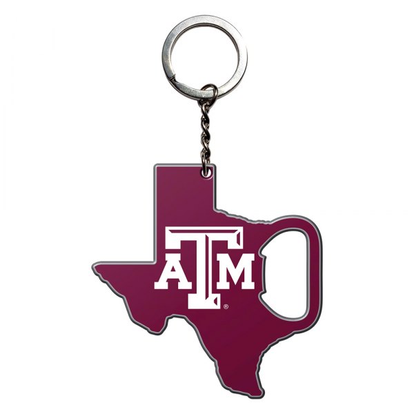 FanMats® - NCAA "Texas A&M University" "Texas A&M University" Steel Keychain Bottle Opener