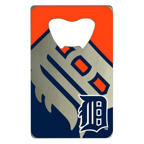 FanMats® - MLB "Detroit Tigers" "Detroit Tigers" Aluminum Credit Card Bottle Opener