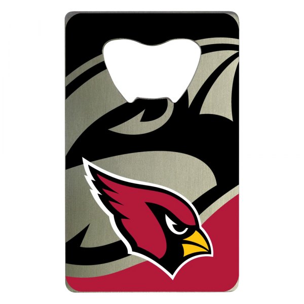FanMats® - NFL "Arizona Cardinals" "Arizona Cardinals" Aluminum Credit Card Bottle Opener