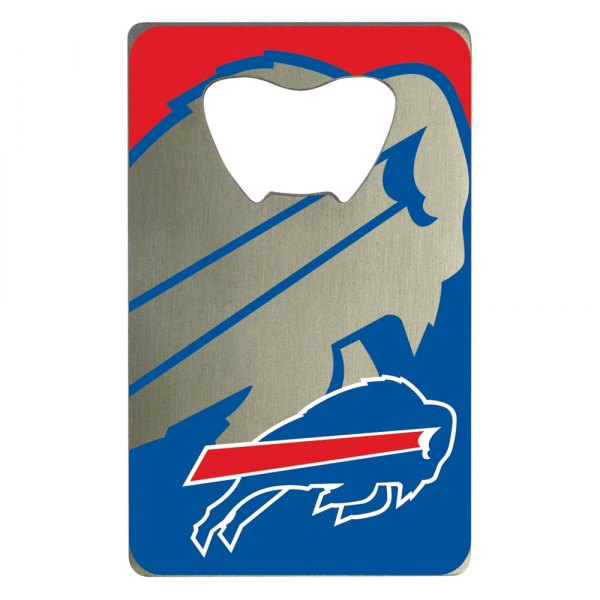 FanMats® - NFL "Buffalo Bills" "Buffalo Bills" Aluminum Credit Card Bottle Opener
