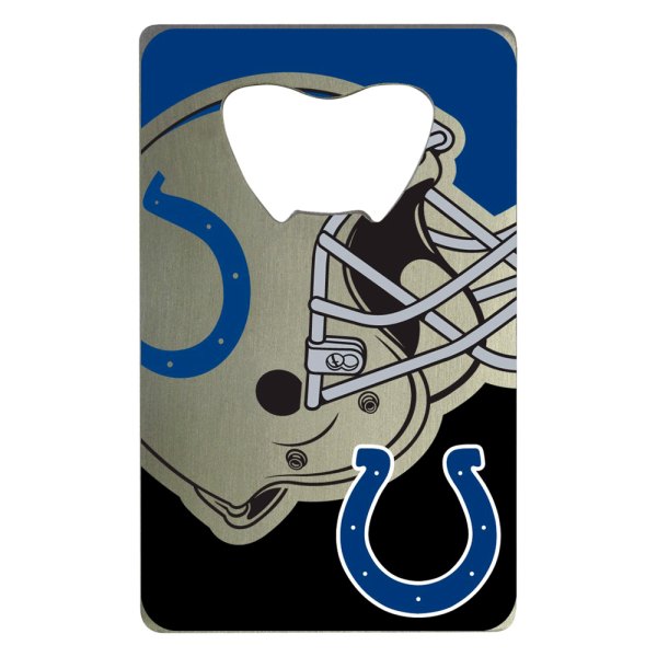 FanMats® - NFL "Indianapolis Colts" "Indianapolis Colts" Aluminum Credit Card Bottle Opener