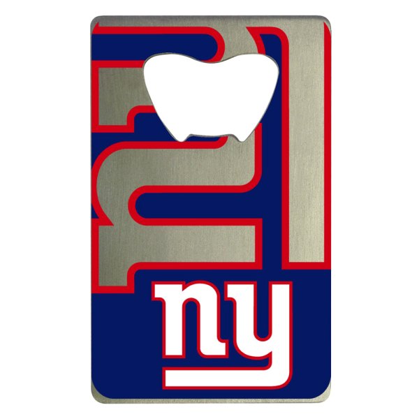 FanMats® - NFL "New York Giants" "New York Giants" Aluminum Credit Card Bottle Opener