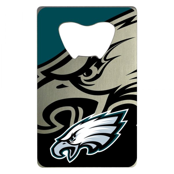 FanMats® - NFL "Philadelphia Eagles" "Philadelphia Eagles" Aluminum Credit Card Bottle Opener