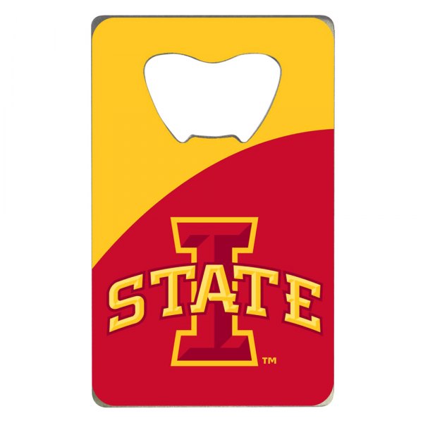FanMats® - NCAA "Iowa State University" "Iowa State University" Aluminum Credit Card Bottle Opener