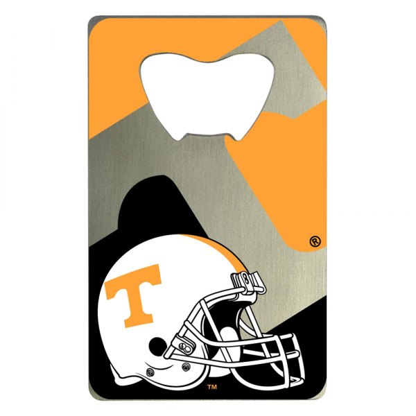 FanMats® - NCAA "University of Tennessee" "University of Tennessee" Aluminum Credit Card Bottle Opener