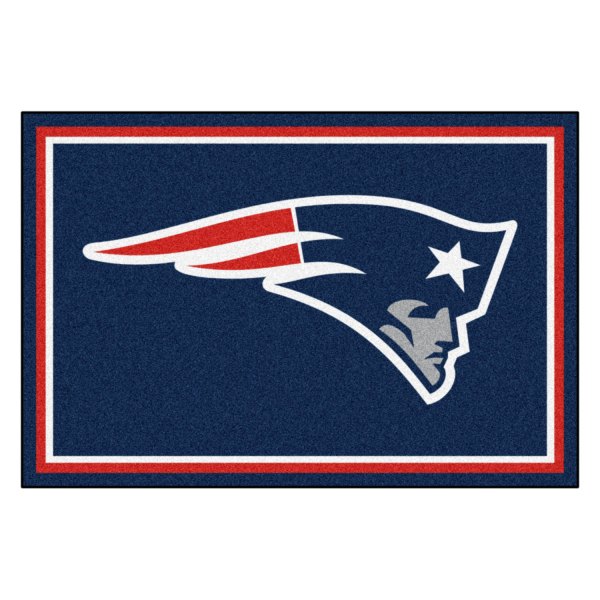 FanMats® - New England Patriots 60" x 96" Nylon Face Ultra Plush Floor Rug with "Patriot" Logo