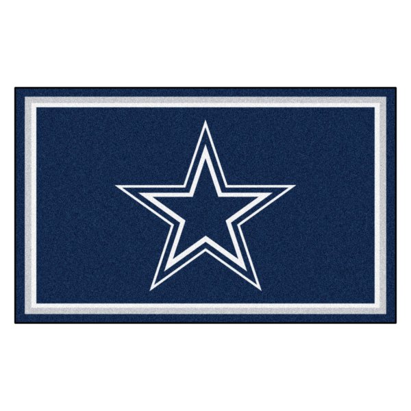 FanMats® - Dallas Cowboys 48" x 72" Nylon Face Ultra Plush Floor Rug with "Star" Logo