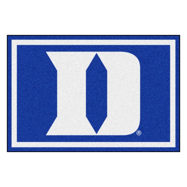 FanMats® - Duke University 60" x 96" Nylon Face Ultra Plush Floor Rug with "D" Logo