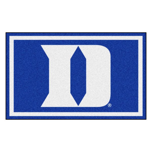 FanMats® - Duke University 48" x 72" Nylon Face Ultra Plush Floor Rug with "D" Logo