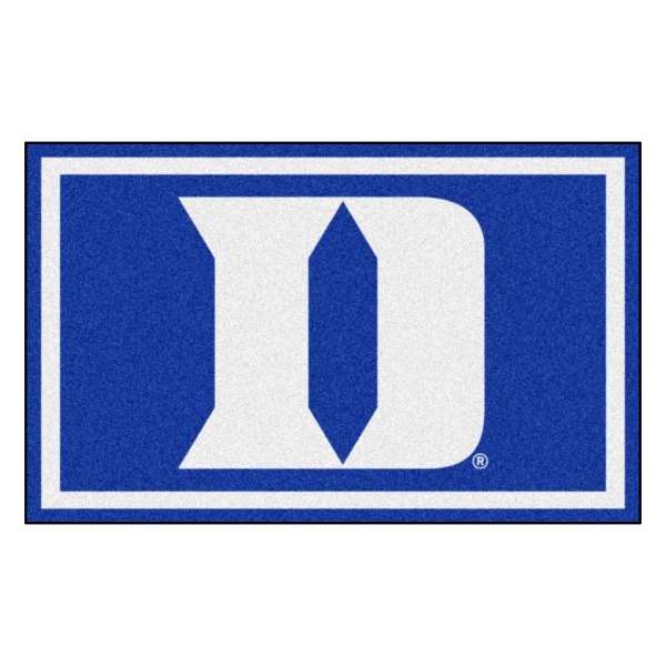 FanMats® - Duke University 48" x 72" Nylon Face Ultra Plush Floor Rug with "D" Logo