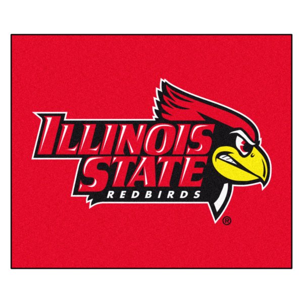 FanMats® - Illinois State University 59.5" x 71" Nylon Face Tailgater Mat with "Redbird & Illinois State" Logo