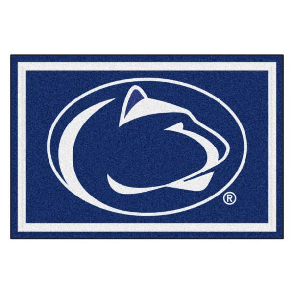 FanMats® - Penn State University 60" x 96" Nylon Face Ultra Plush Floor Rug with "Nittany Lion" Logo