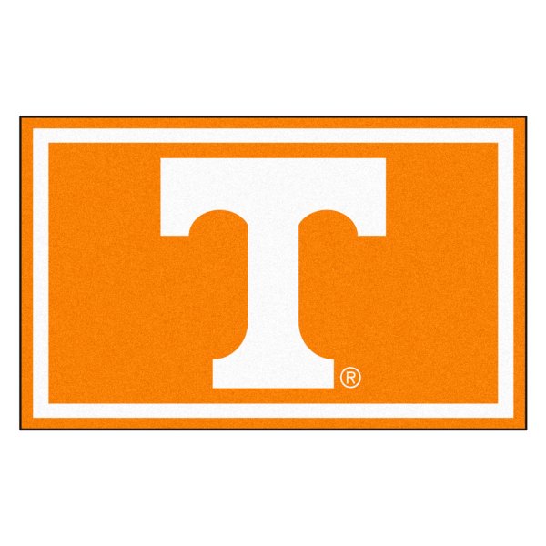 FanMats® - University of Tennessee 48" x 72" Nylon Face Ultra Plush Floor Rug with "Power T" Logo