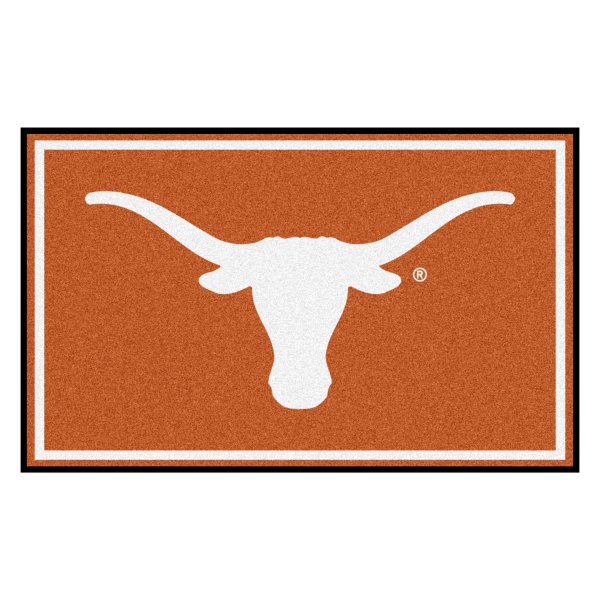 FanMats® - University of Texas 48" x 72" Nylon Face Ultra Plush Floor Rug with "Longhorn" Logo