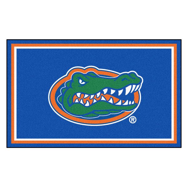 FanMats® - University of Florida 48" x 72" Nylon Face Ultra Plush Floor Rug with "Gator" Logo