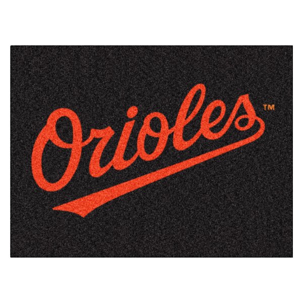 FanMats® - Baltimore Orioles 33.75" x 42.5" Nylon Face All-Star Floor Mat with "Orioles" Wordmark