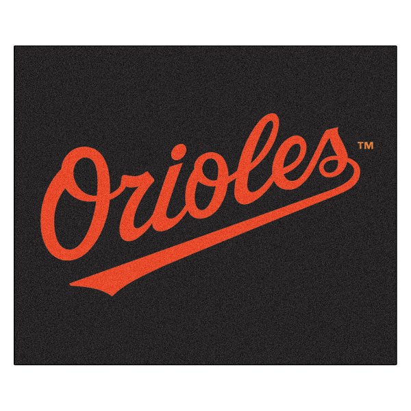FanMats® - Baltimore Orioles 59.5" x 71" Nylon Face Tailgater Mat with "Orioles" Wordmark