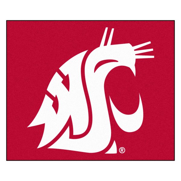 FanMats® - Washington State University 59.5" x 71" Nylon Face Tailgater Mat with "WSU Cougar" Logo