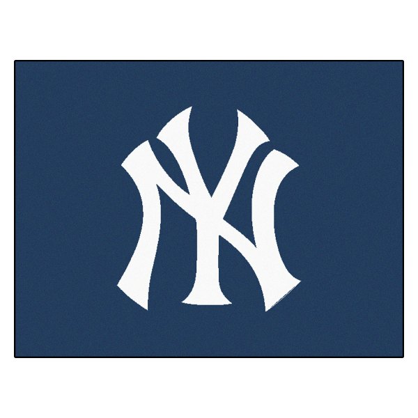 FanMats® - New York Yankees 33.75" x 42.5" Nylon Face All-Star Floor Mat with "NY" Logo