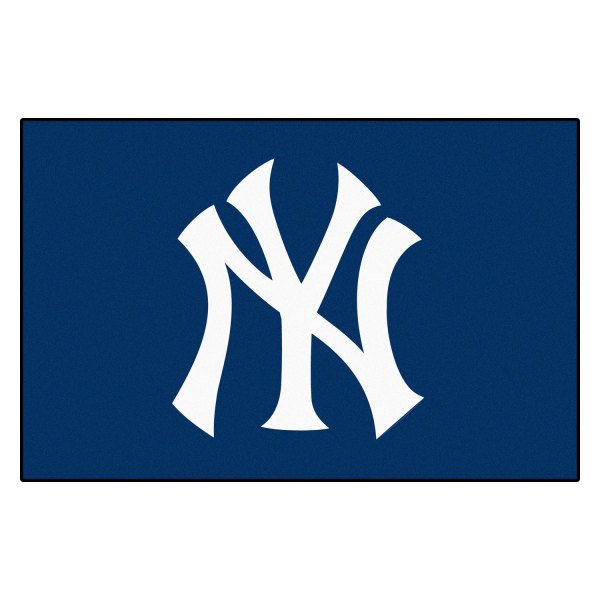 FanMats® - New York Yankees 19" x 30" Nylon Face Starter Mat with "NY" Logo