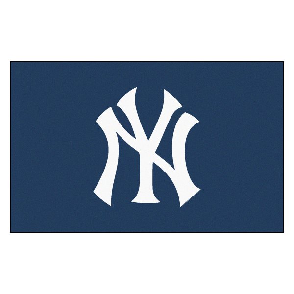 FanMats® - New York Yankees 60" x 96" Nylon Face Ulti-Mat with "NY" Logo