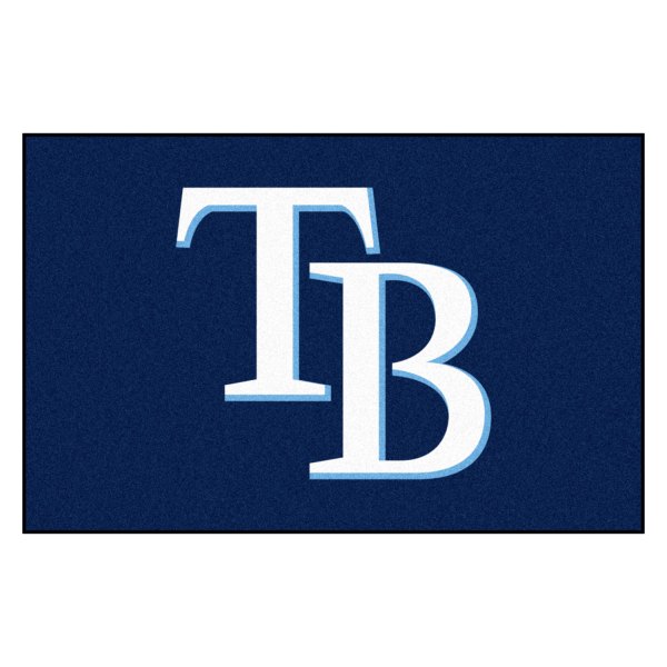 FanMats® - Tampa Bay Rays 19" x 30" Nylon Face Starter Mat with "Rays" Wordmark