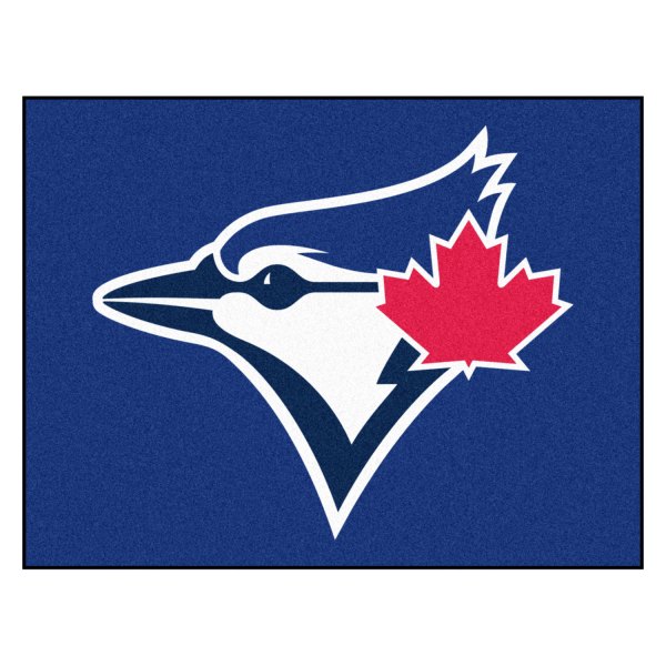 FanMats® - Toronto Blue Jays 33.75" x 42.5" Nylon Face All-Star Floor Mat with "Circular Toronto Blue Jays & Blue Jay" Logo