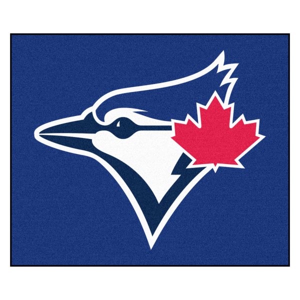 FanMats® - Toronto Blue Jays 59.5" x 71" Nylon Face Tailgater Mat with "Circular Toronto Blue Jays & Blue Jay" Logo