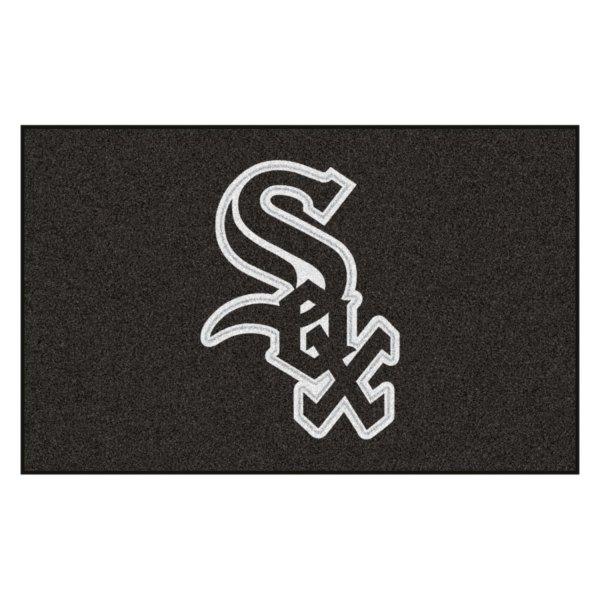 FanMats® - Chicago White Sox 60" x 96" Nylon Face Ulti-Mat with "Sox" Primary Logo