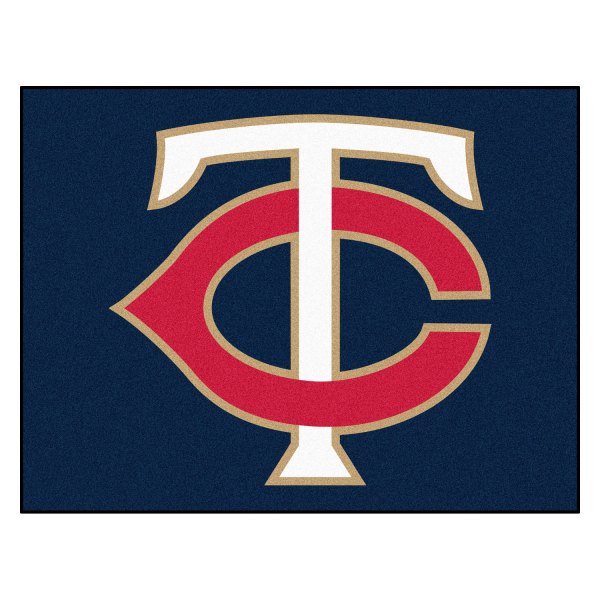 FanMats® - Minnesota Twins 33.75" x 42.5" Nylon Face All-Star Floor Mat with "TC" Logo