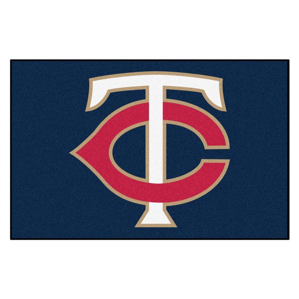FanMats® - Minnesota Twins 19" x 30" Nylon Face Starter Mat with "TC" Logo
