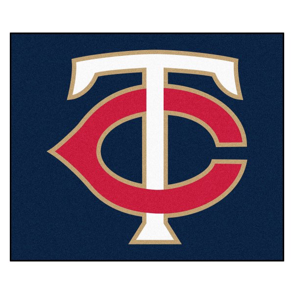 FanMats® - Minnesota Twins 59.5" x 71" Nylon Face Tailgater Mat with "Circular Minnesota Twins" Logo