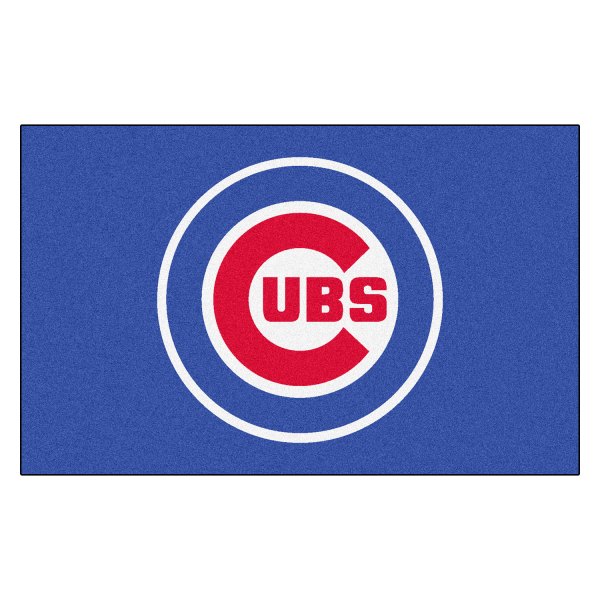 FanMats® - Chicago Cubs 60" x 96" Nylon Face Ulti-Mat with "Circular Cubs" Primary Logo